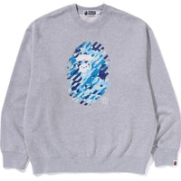 ABC CAMO APE HEAD RELAXED FIT CREWNECK SWEATSHIRT MENS