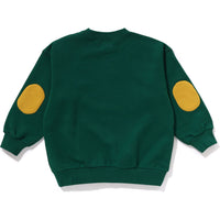 ELBOW PATCH RELAXED FIT CREWNECK SWEATSHIRT KIDS