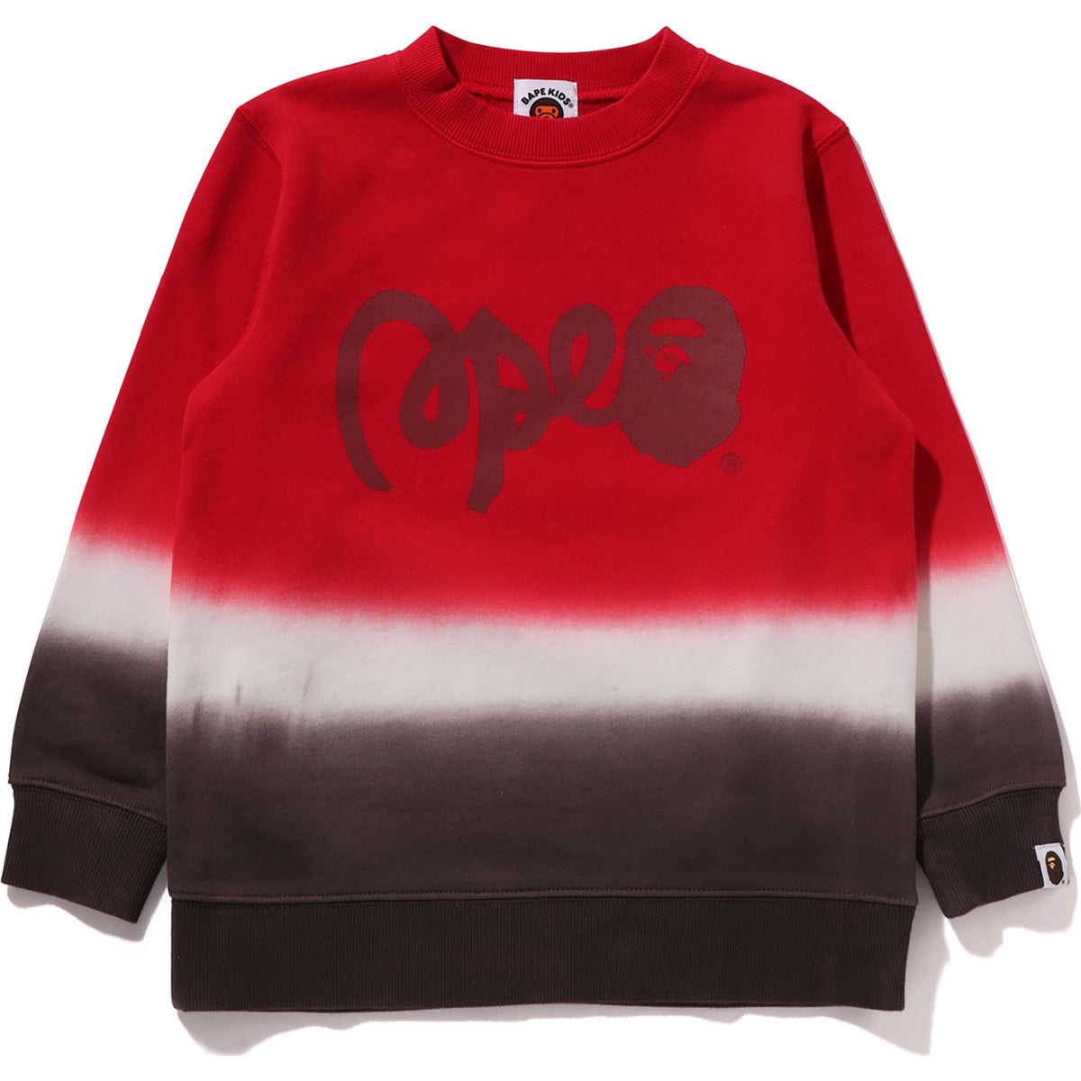 GRADATION BAPE CREWNECK SWEATSHIRT KIDS