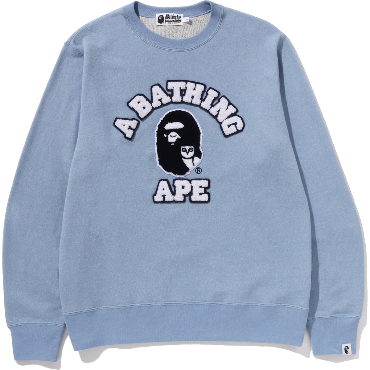 BAPE X OVO COLLEGE CREWNECK MENS