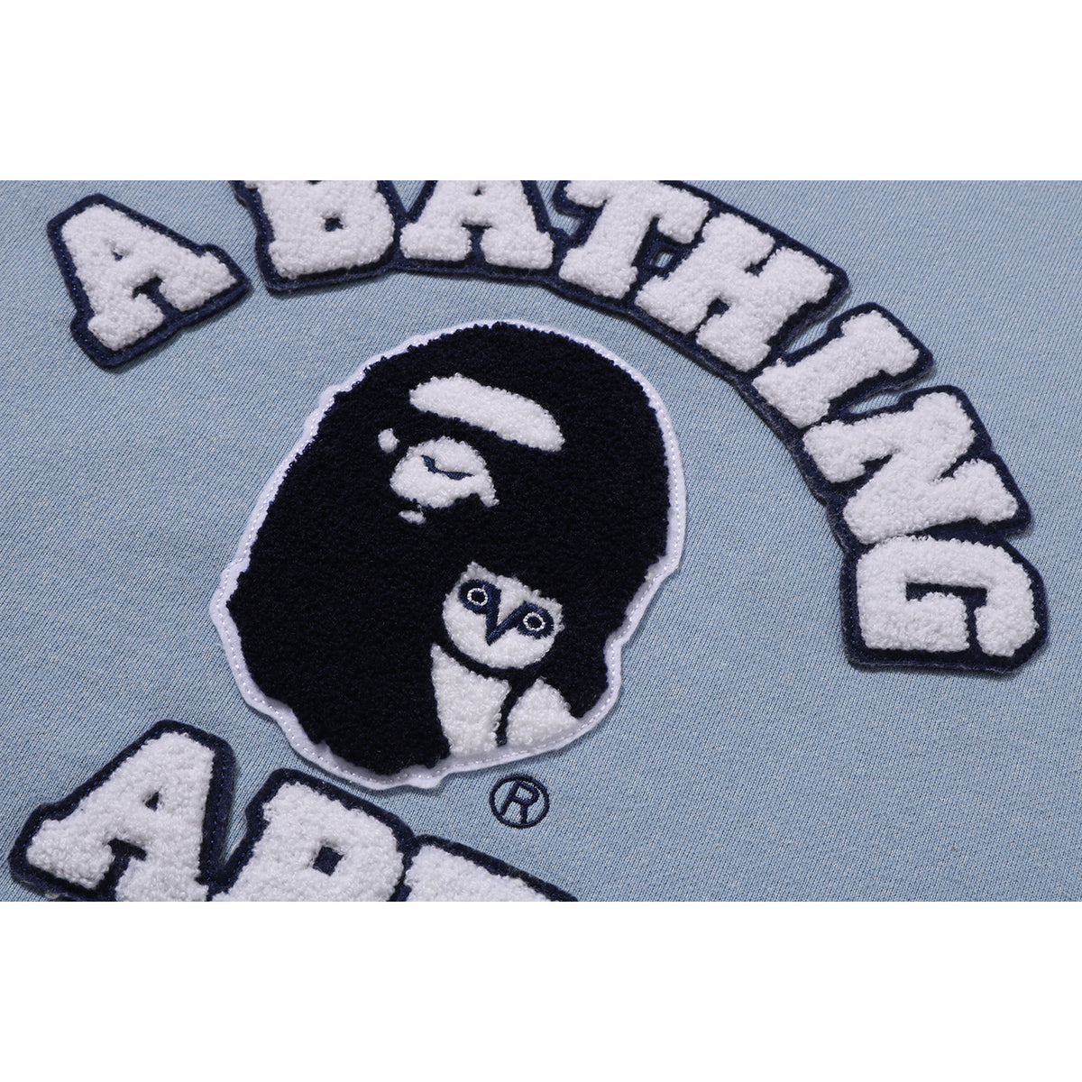 BAPE X OVO COLLEGE CREWNECK MENS