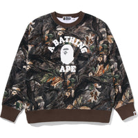 TREE EDGE CAMO COLLEGE RELAXED FIT CREWNECK MENS