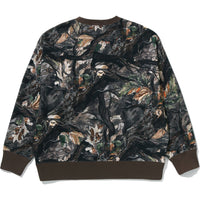 TREE EDGE CAMO COLLEGE RELAXED FIT CREWNECK MENS