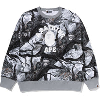 TREE EDGE CAMO COLLEGE RELAXED FIT CREWNECK MENS