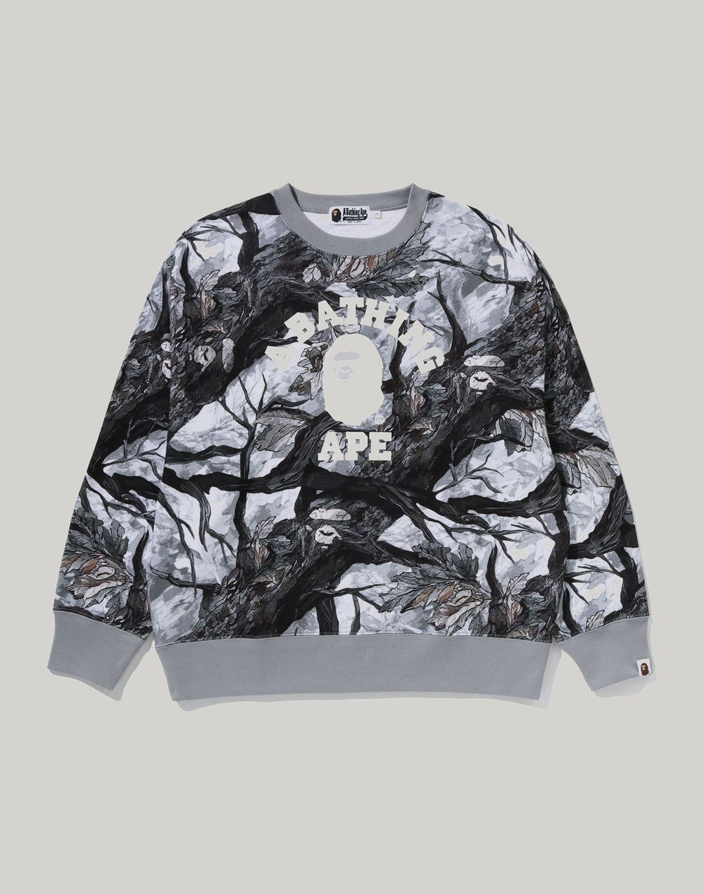 TREE EDGE CAMO COLLEGE RELAXED FIT CREWNECK MENS