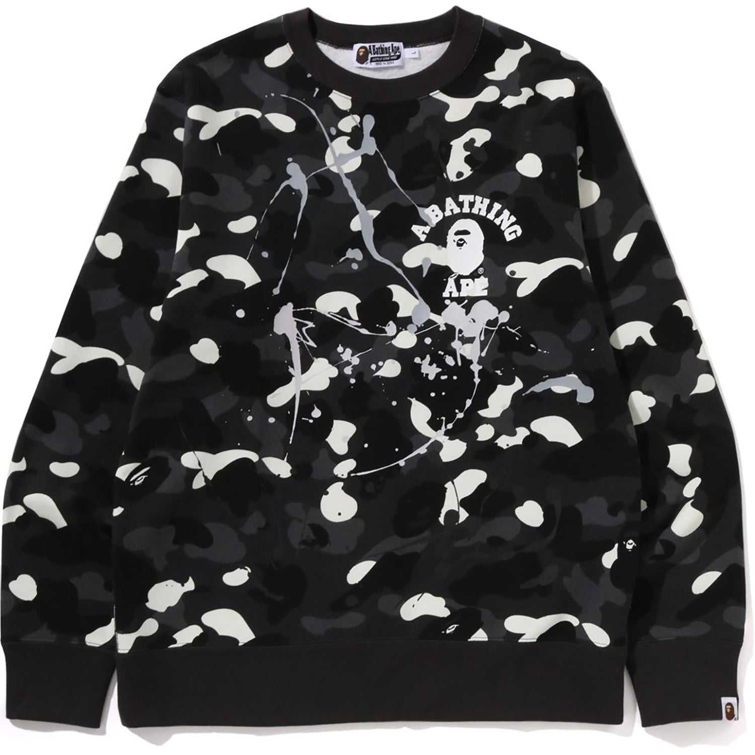 A Bathing Ape プルオーバー ブラック×グレー L us.bape.com