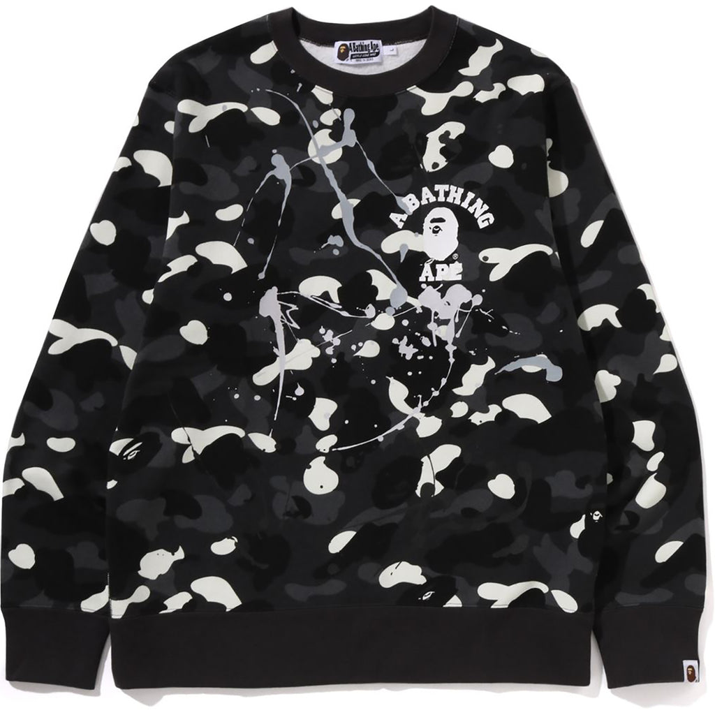 CITY CAMO PAINTING CREWNECK SWEATSHIRT MENS