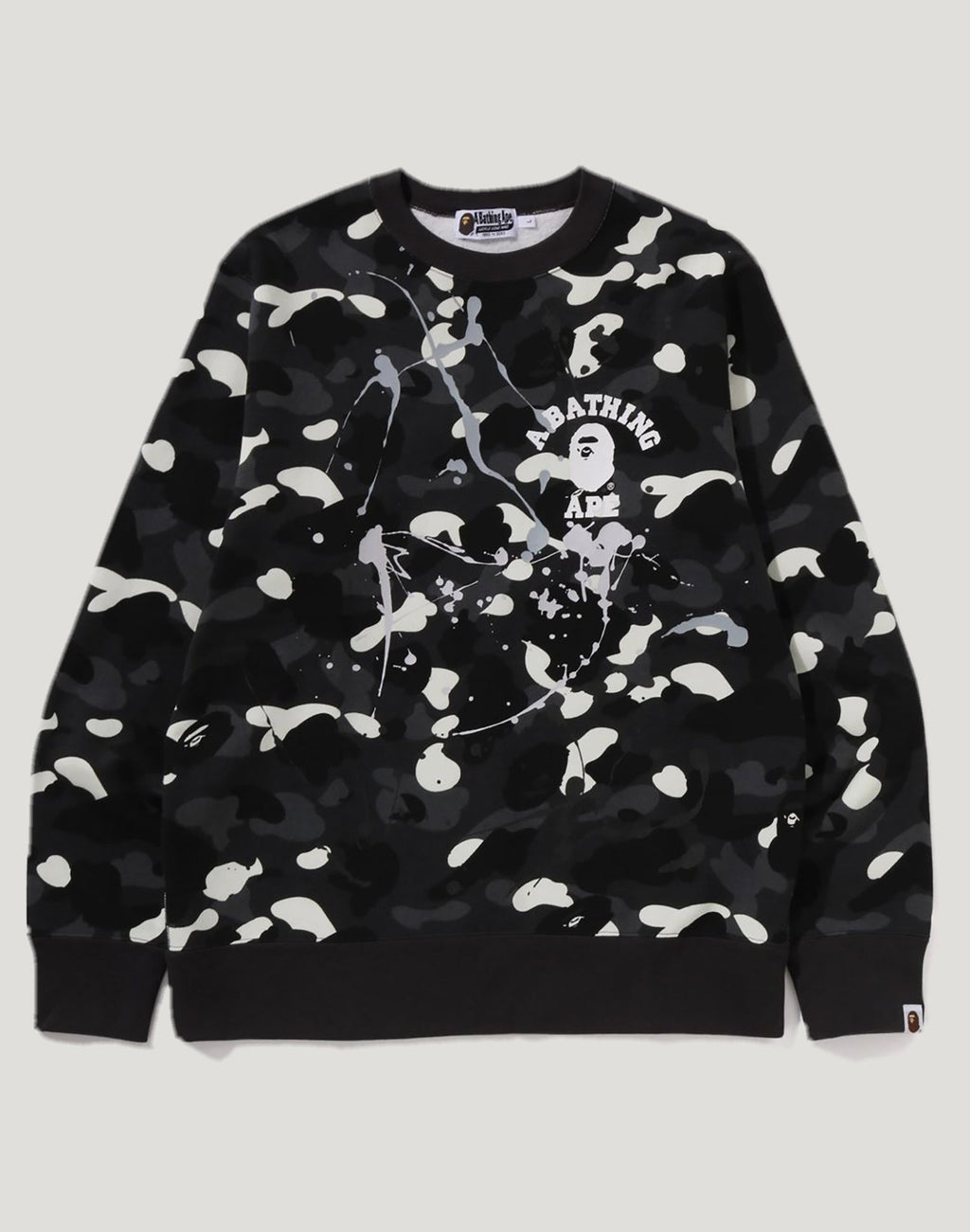 CITY CAMO PAINTING CREWNECK SWEATSHIRT MENS