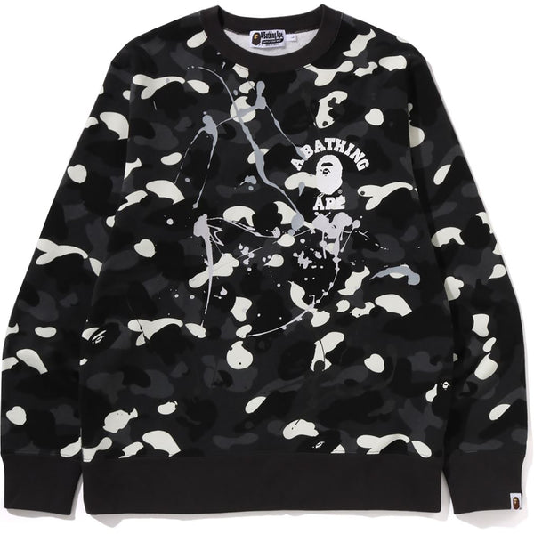 A Bathing Ape City Camo Crewneck ブラック CITY CAMO PAINTING CREWNECK SWEATSHIRT MENS – us.bape.com