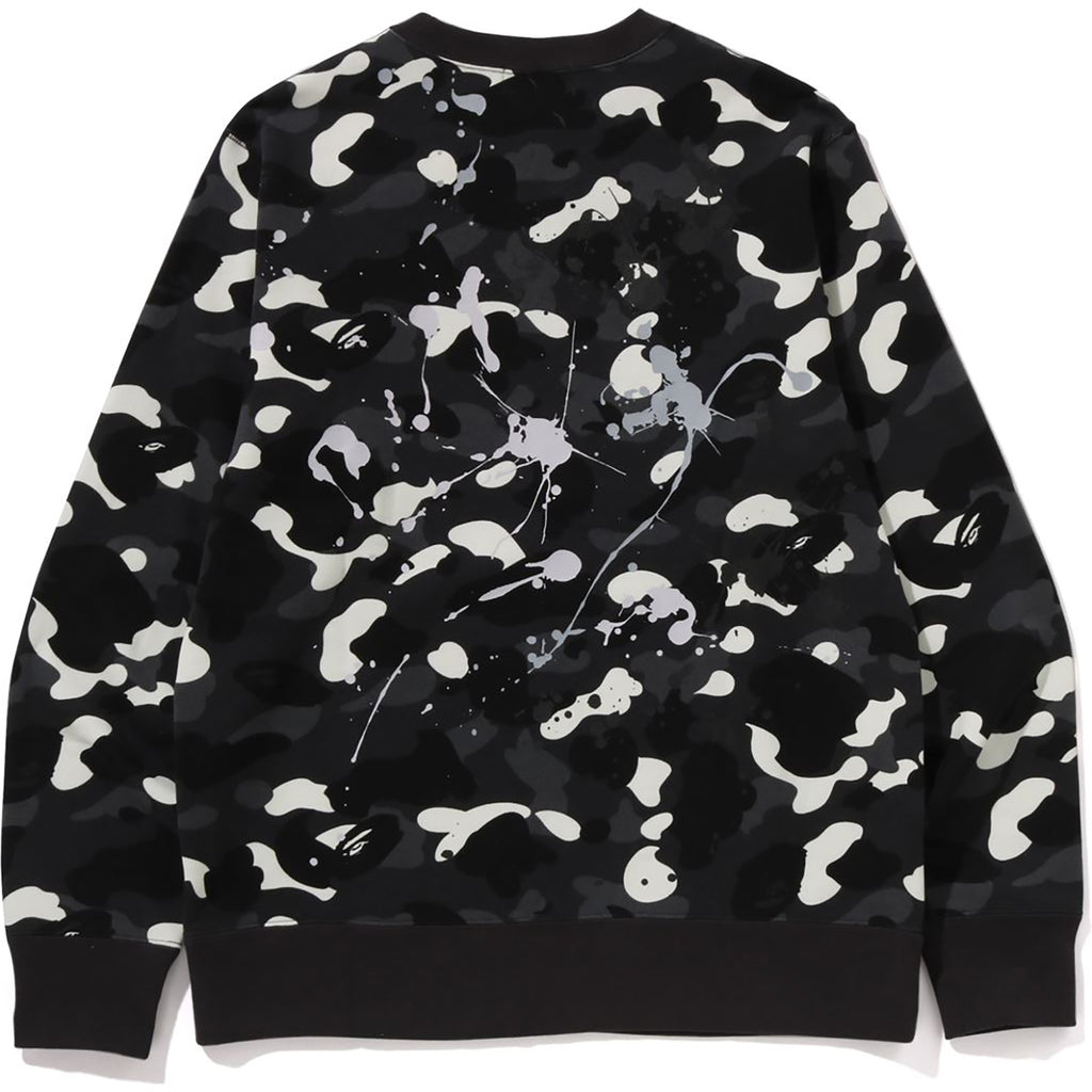 CITY CAMO PAINTING CREWNECK SWEATSHIRT MENS