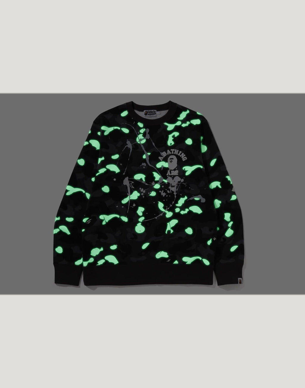 CITY CAMO PAINTING CREWNECK SWEATSHIRT MENS