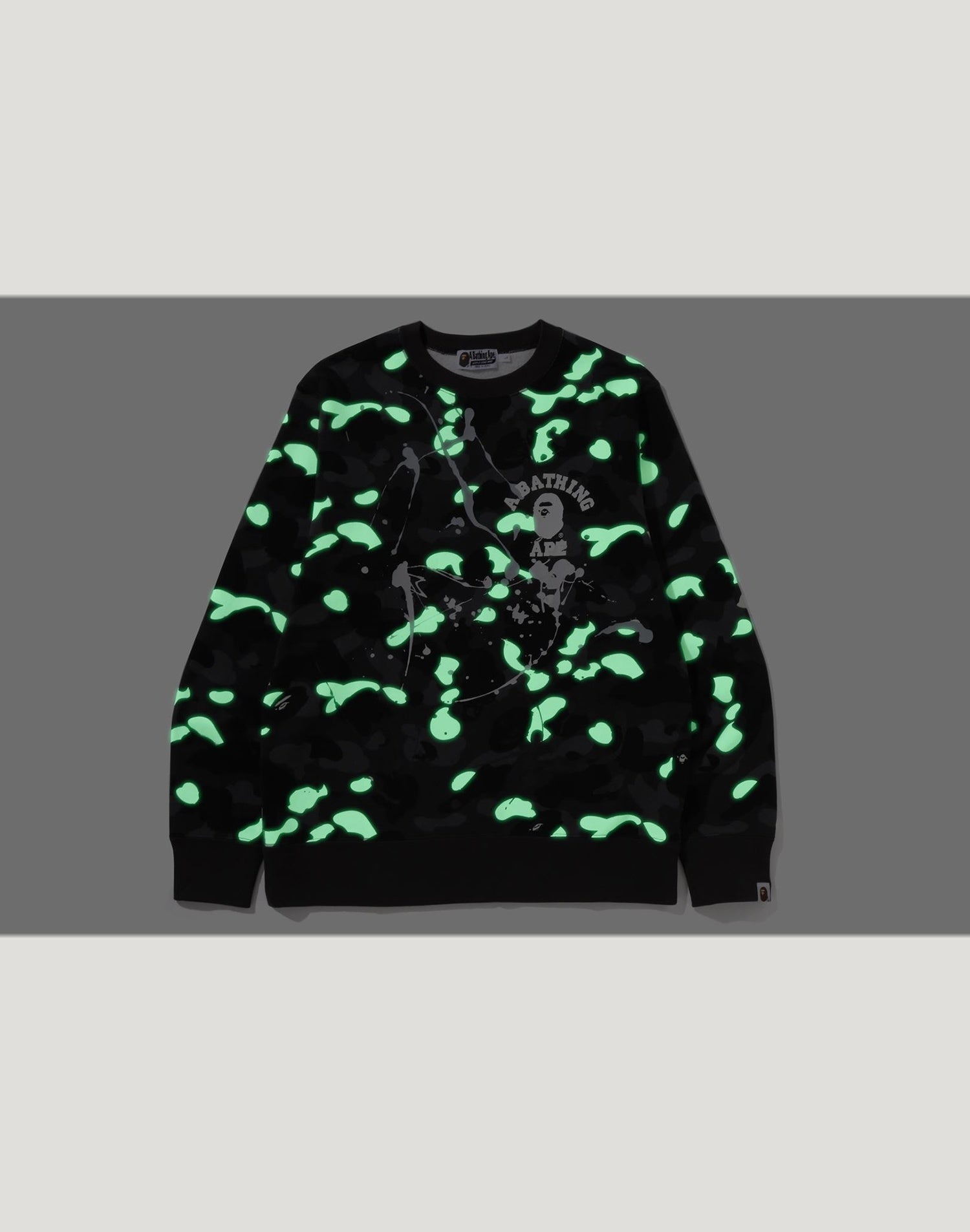 CITY CAMO PAINTING CREWNECK SWEATSHIRT MENS