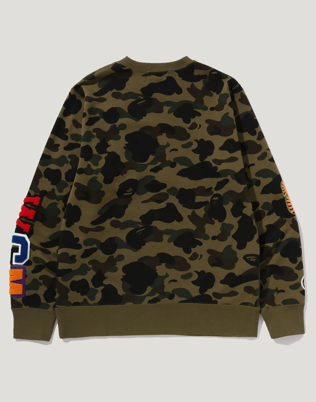 1ST CAMO SHARK CREWNECK SWEATSHIRT MENS