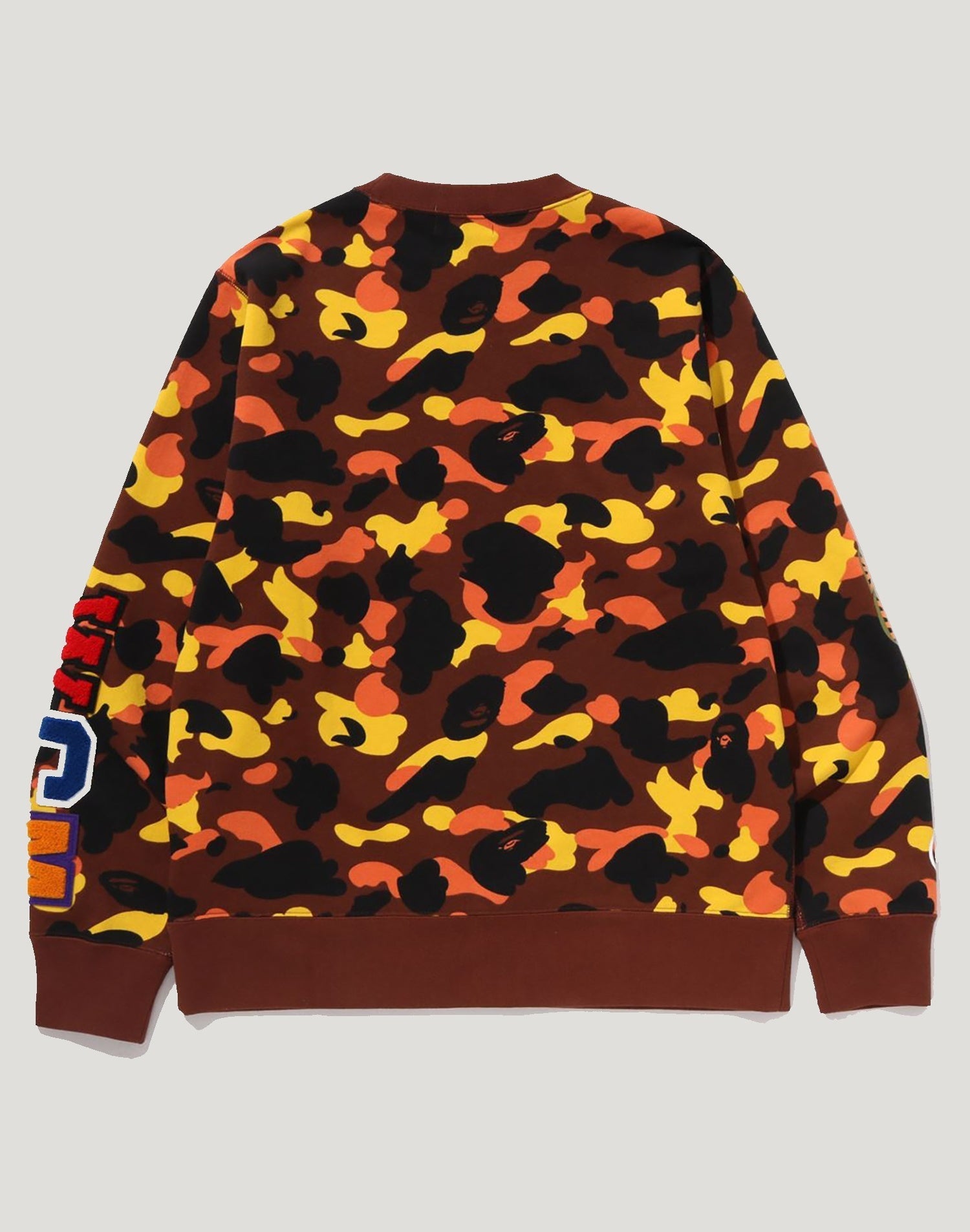 1ST CAMO SHARK CREWNECK SWEATSHIRT MENS