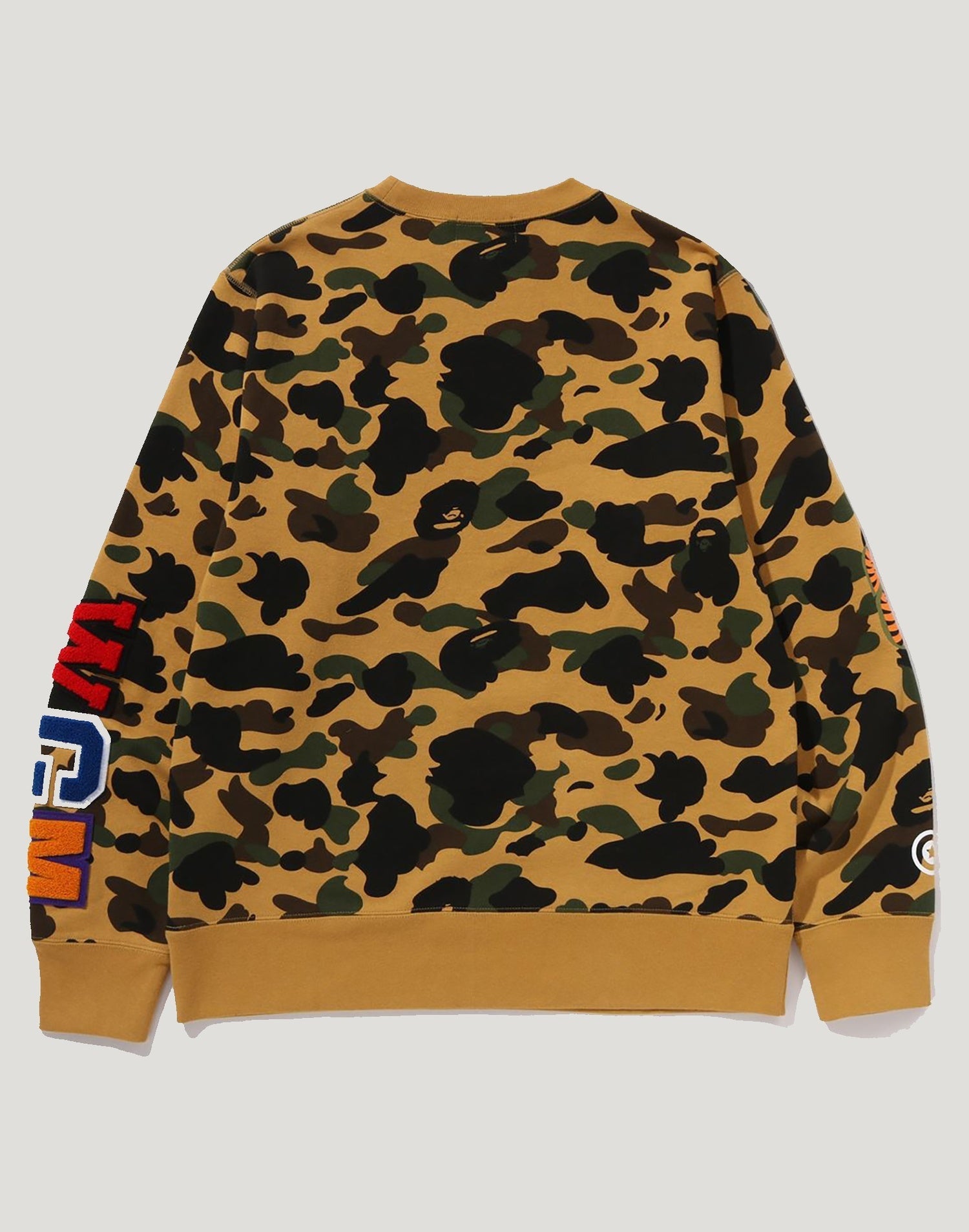1ST CAMO SHARK CREWNECK SWEATSHIRT MENS