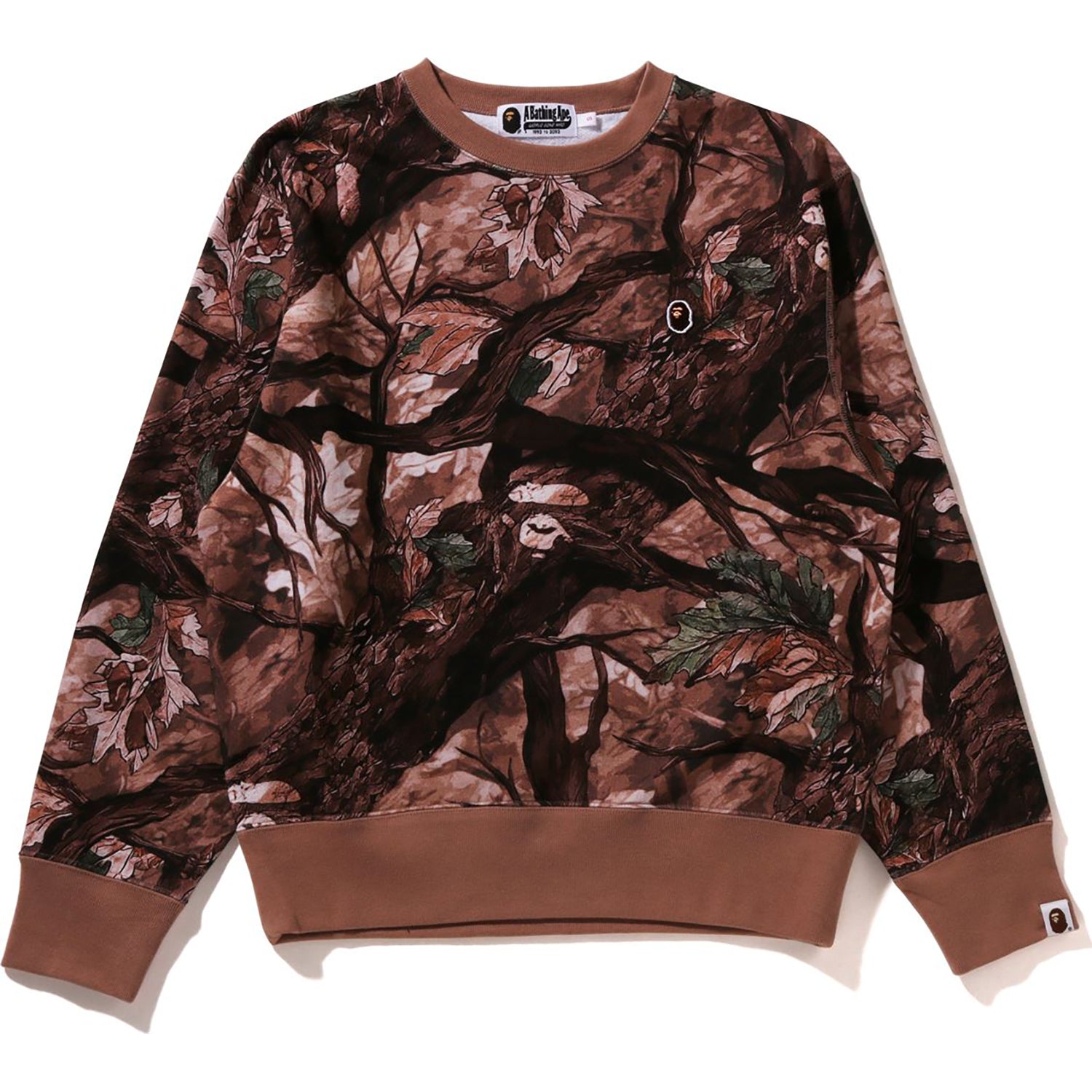 BAPE Tree Edge Camo Crewneck Sweatshirt Women | Authentic BAPE USA