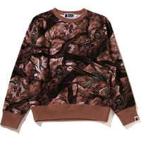 TREE EDGE CAMO CREWNECK SWEATSHIRT LADIES