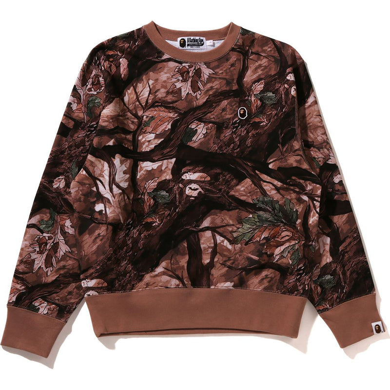 TREE EDGE CAMO CREWNECK SWEATSHIRT LADIES