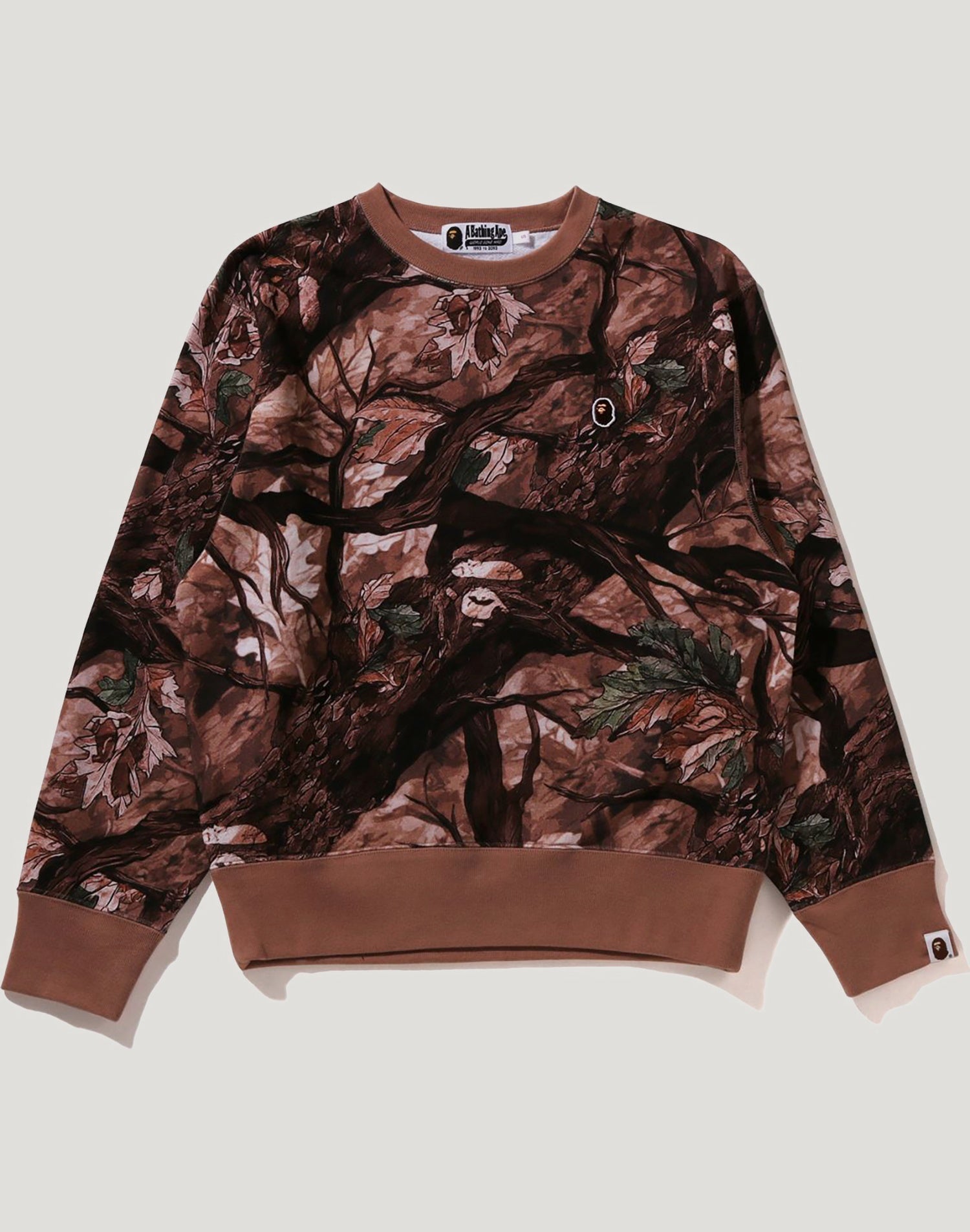 TREE EDGE CAMO CREWNECK SWEATSHIRT LADIES