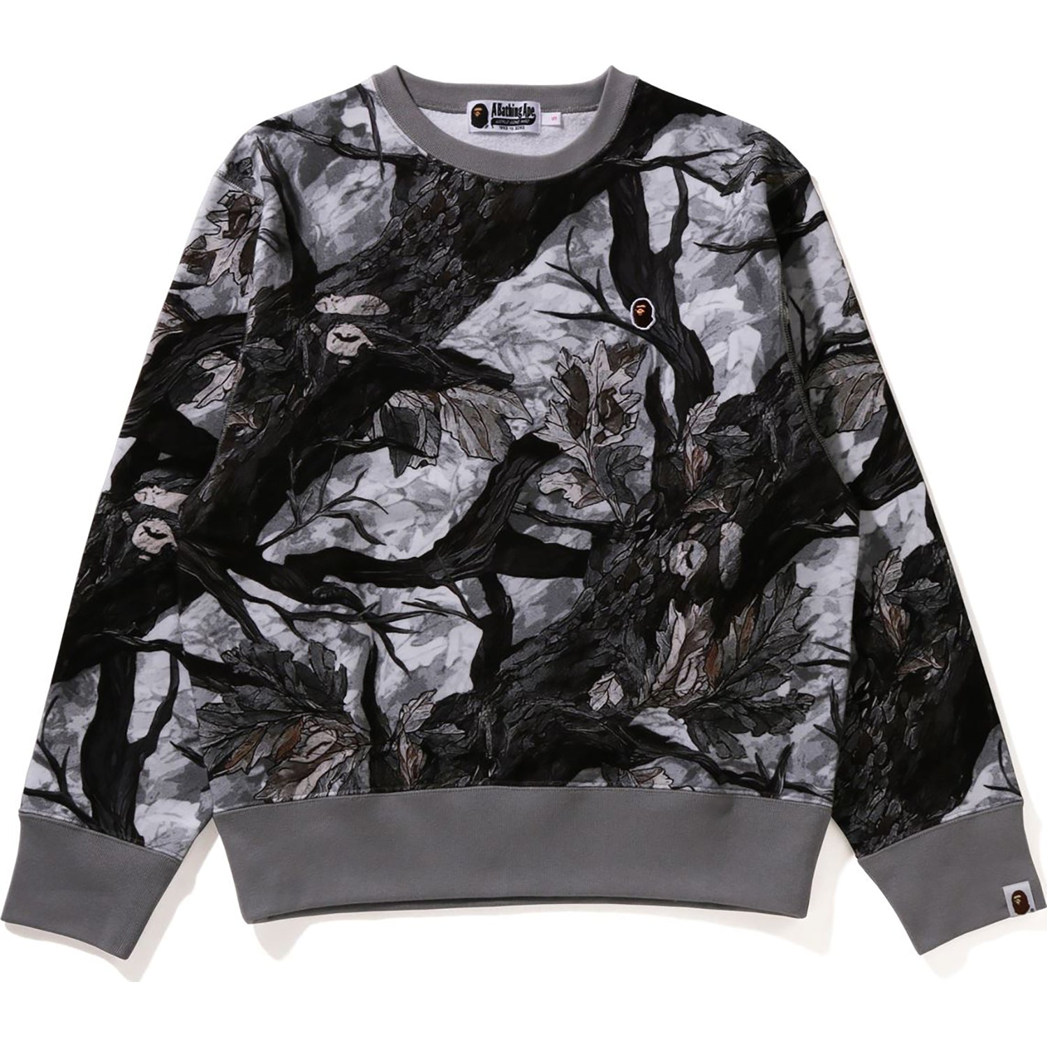 BAPE Tree Edge Camo Crewneck Sweatshirt Women | Authentic BAPE USA
