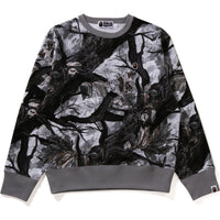TREE EDGE CAMO CREWNECK SWEATSHIRT LADIES