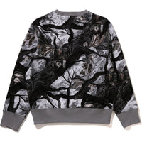 TREE EDGE CAMO CREWNECK SWEATSHIRT LADIES