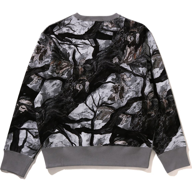 TREE EDGE CAMO CREWNECK SWEATSHIRT LADIES