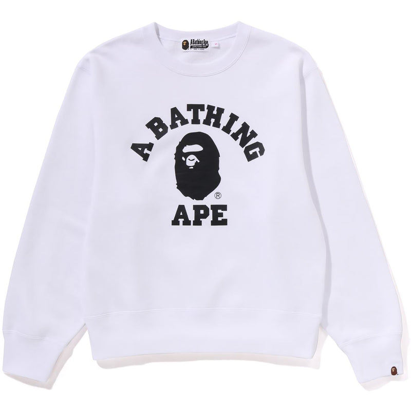 COLLEGE CREWNECK SWEATSHIRT LADIES