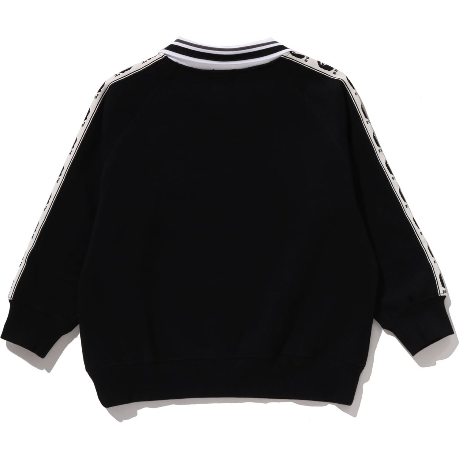 APE Kids Tape Logo Relaxed Fit Crewneck Sweatshirt Cotton