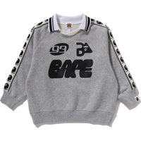 BAPE TAPE RELAXED FIT CREWNECK SWEATSHIRT KIDS