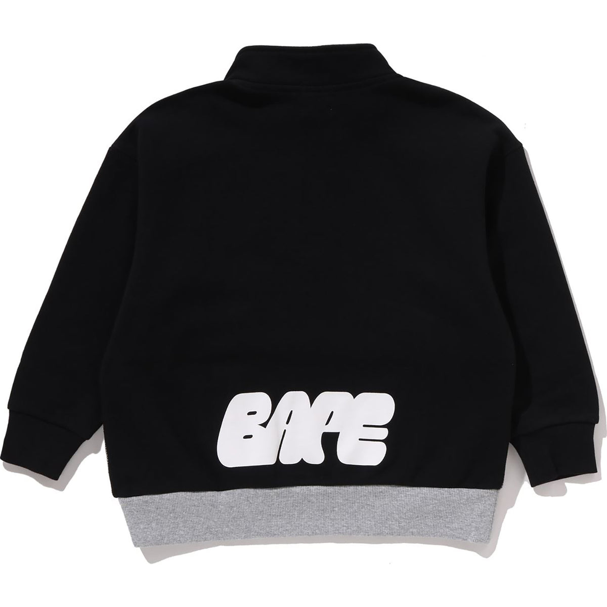 BAPE RELAXED FIT HALF ZIP SWEATSHIRT KIDS