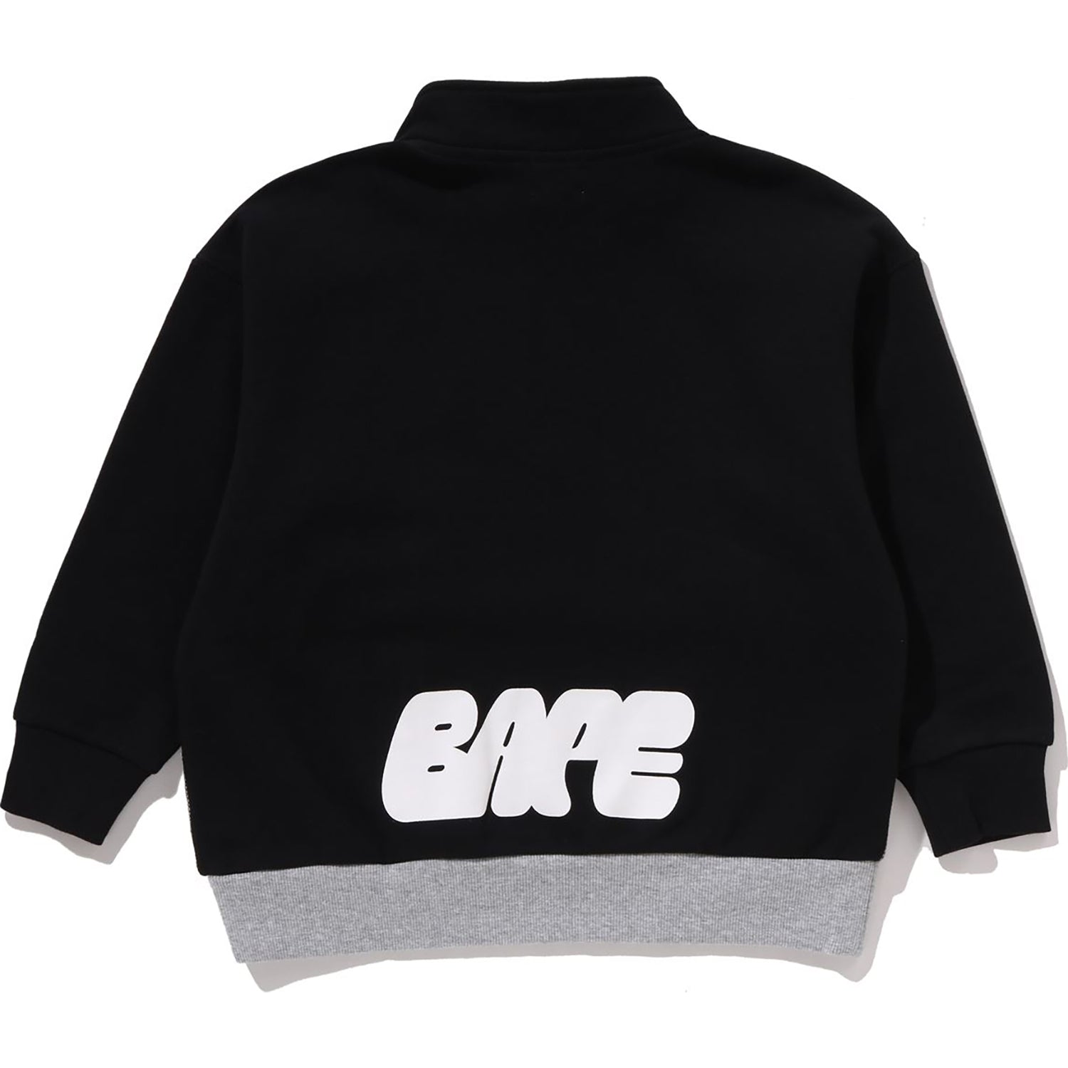 BAPE RELAXED FIT HALF ZIP SWEATSHIRT KIDS