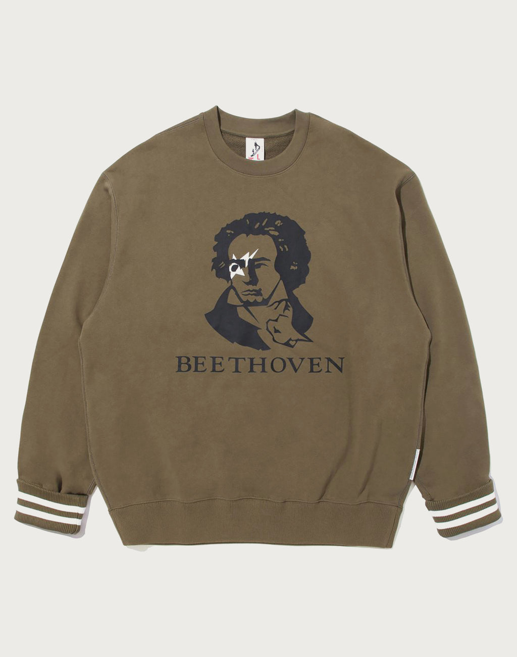 BAPE BY KAZUKI KURAISHI RELAXED FIT CREWNECK SWEATSHIRT MENS