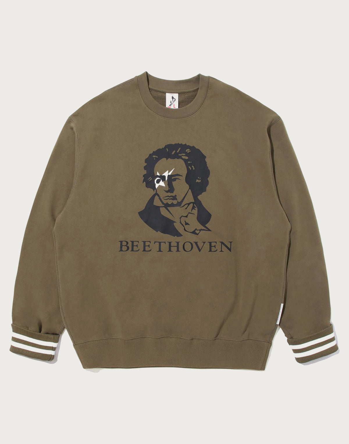 BAPE BY KAZUKI KURAISHI RELAXED FIT CREWNECK SWEATSHIRT MENS