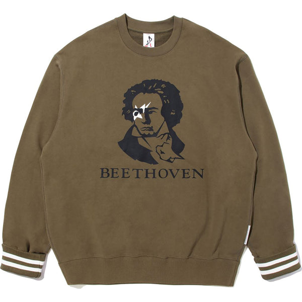 BAPE BY KAZUKI KURAISHI RELAXED FIT CREWNECK SWEATSHIRT MENS – us