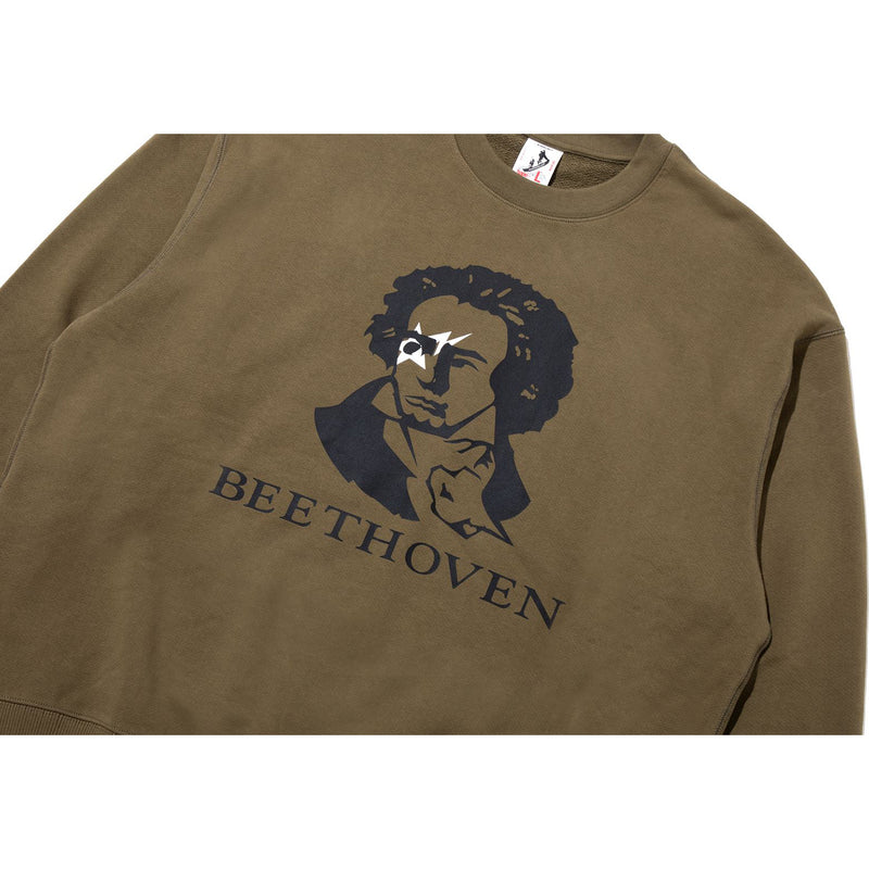 BAPE BY KAZUKI KURAISHI RELAXED FIT CREWNECK SWEATSHIRT MENS