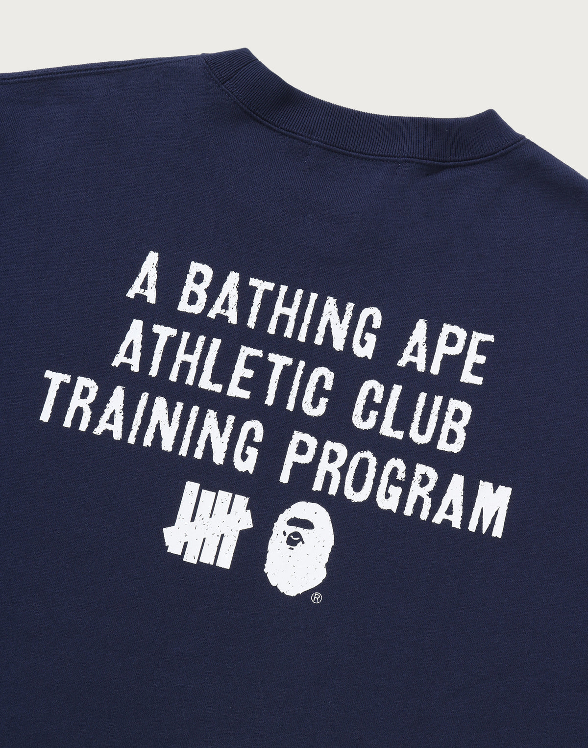 BAPE X UNDFTD CREWNECK SWEATSHIRT MENS