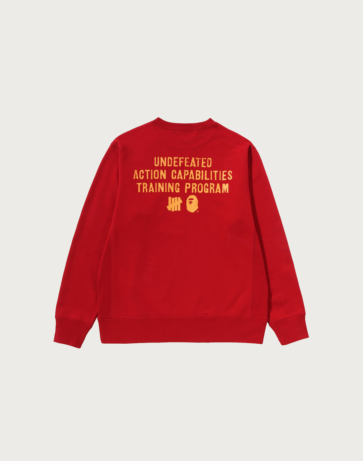 BAPE X UNDFTD CREWNECK SWEATSHIRT MENS