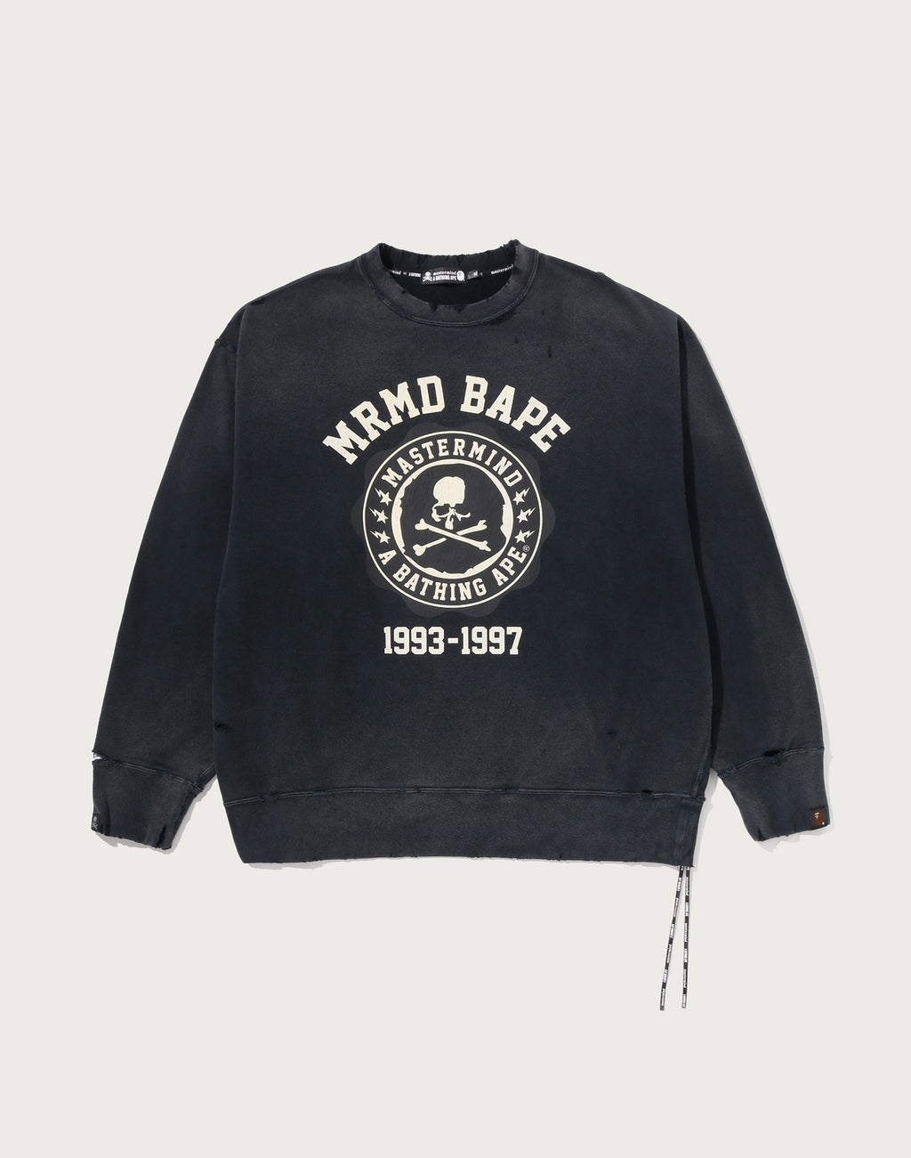 MM BAPE VINTAGE EFFECT CREWNECK MENS