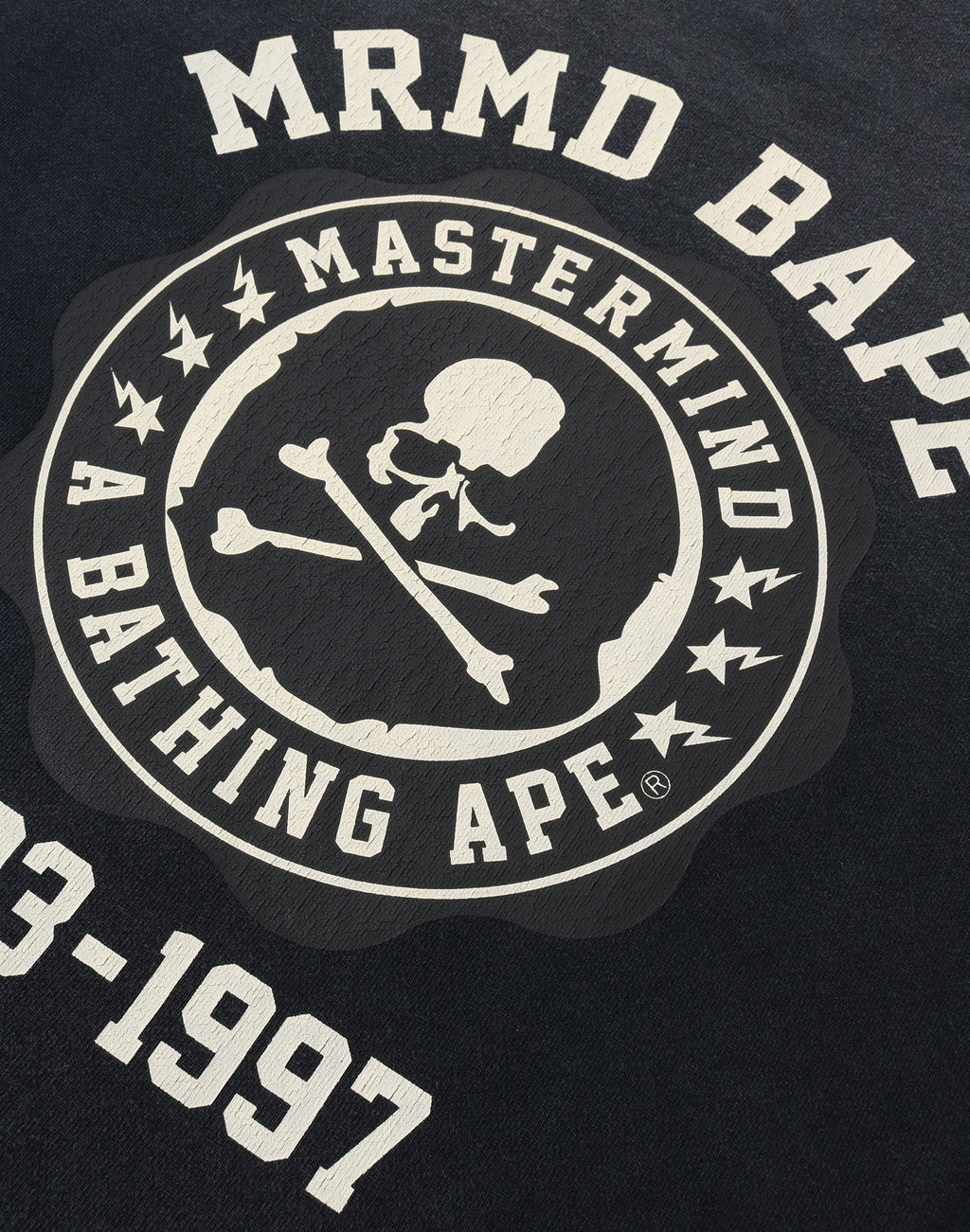 MM BAPE VINTAGE EFFECT CREWNECK MENS