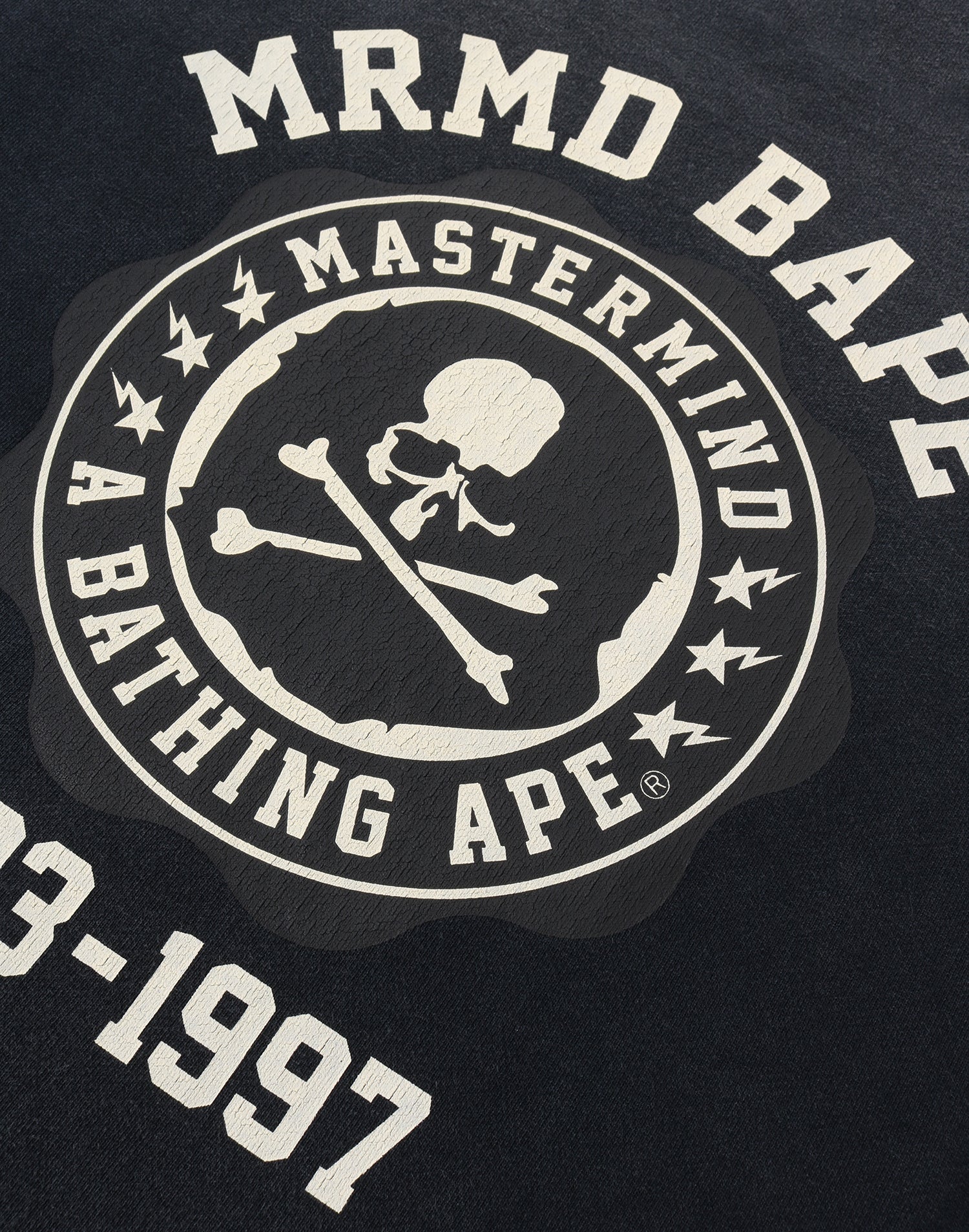 MM BAPE VINTAGE EFFECT CREWNECK MENS