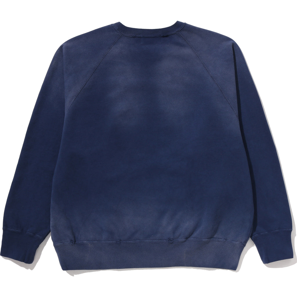 DESTROY WASHED EFFECT RELAXED FIT CREWNECK SWEATSHIRT MENS
