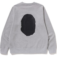 BIG APE HEAD CREWNECK SWEATSHIRT MENS