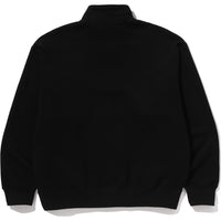 COLLEGE HALF ZIP RELAXED FIT CREWNECK SWEATSHIRT MENS