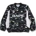 SCREEN CAMO FOOTBALL LOGO RELAXED FIT CREWNECK SWEATSHIRT MENS