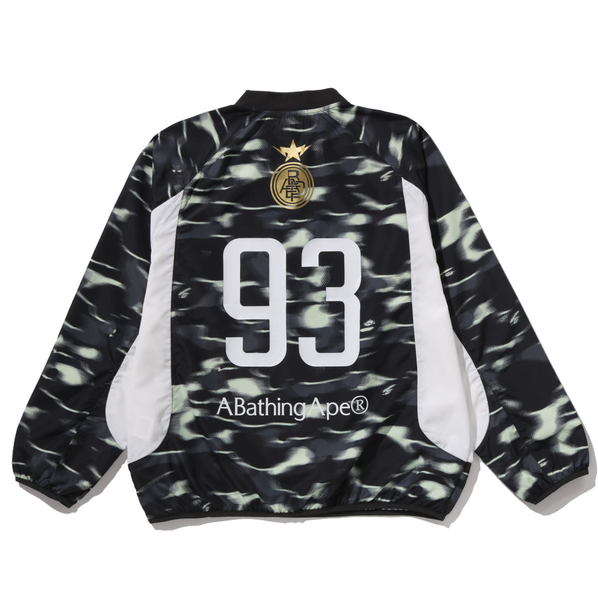 SCREEN CAMO FOOTBALL LOGO RELAXED FIT CREWNECK SWEATSHIRT MENS