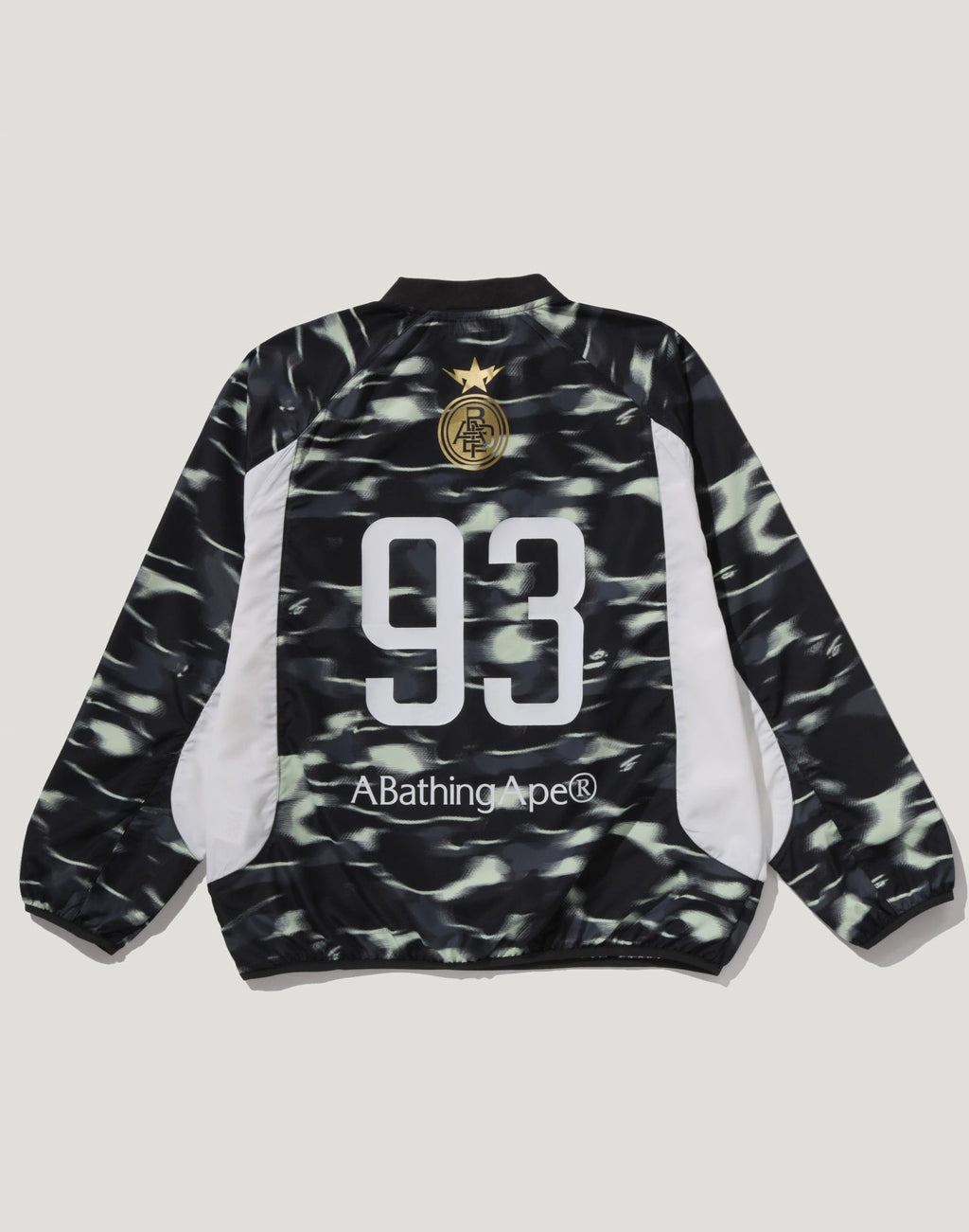 SCREEN CAMO FOOTBALL LOGO RELAXED FIT CREWNECK SWEATSHIRT MENS