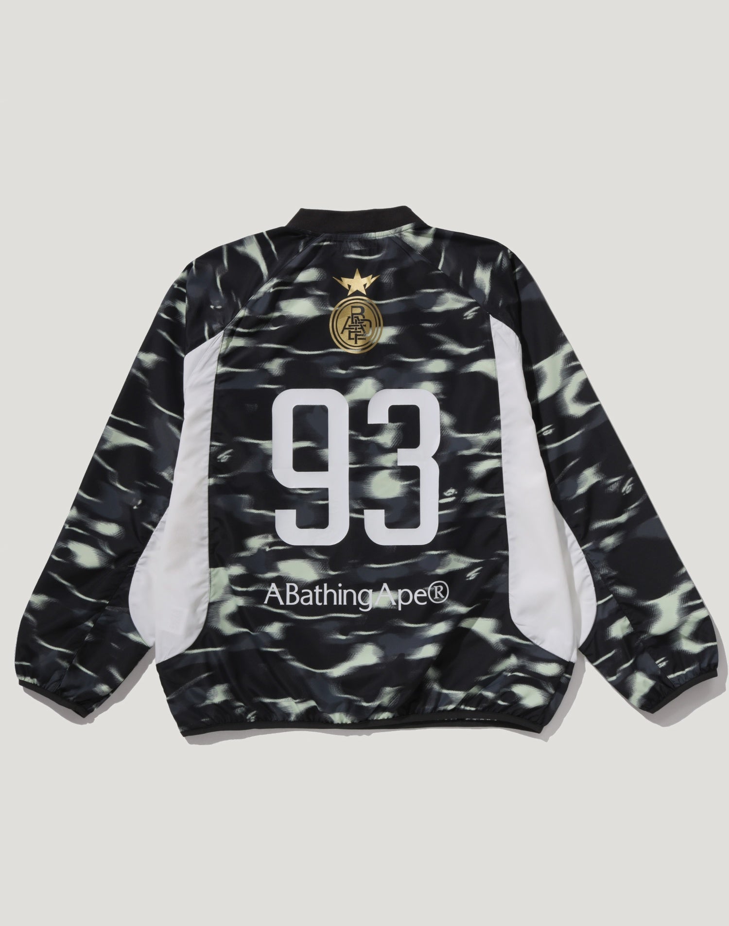 SCREEN CAMO FOOTBALL LOGO RELAXED FIT CREWNECK SWEATSHIRT MENS