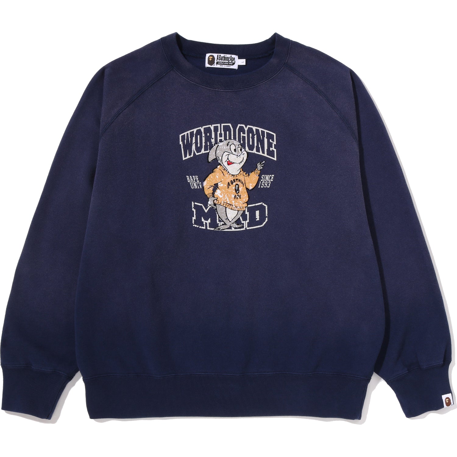 WGM BEAST COLLEGE RELAXED FIT CREWNECK SWEATSHIRT MENS