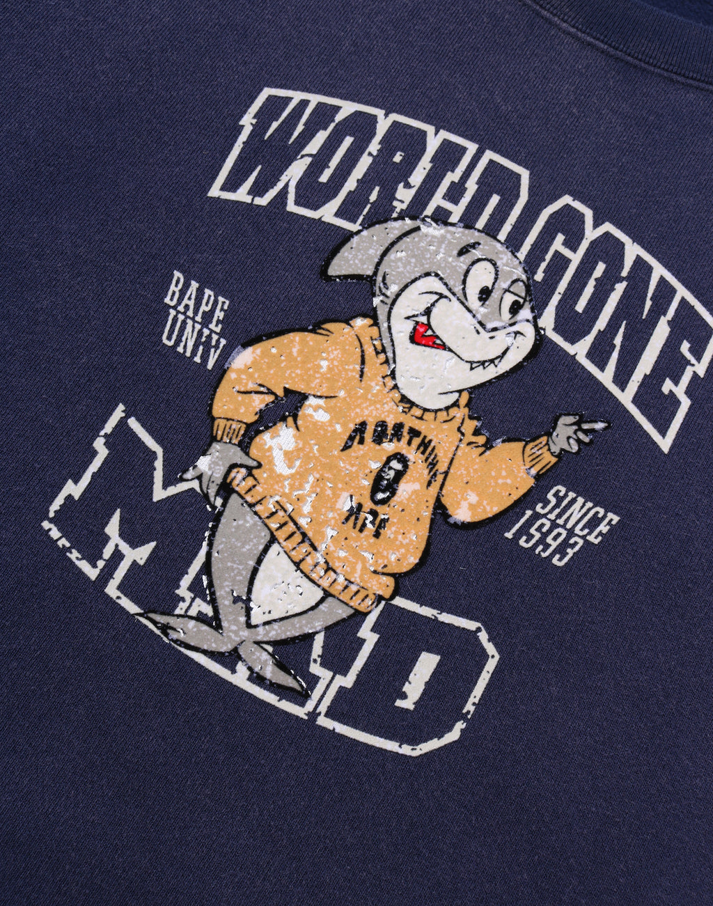 WGM BEAST COLLEGE RELAXED FIT CREWNECK SWEATSHIRT MENS
